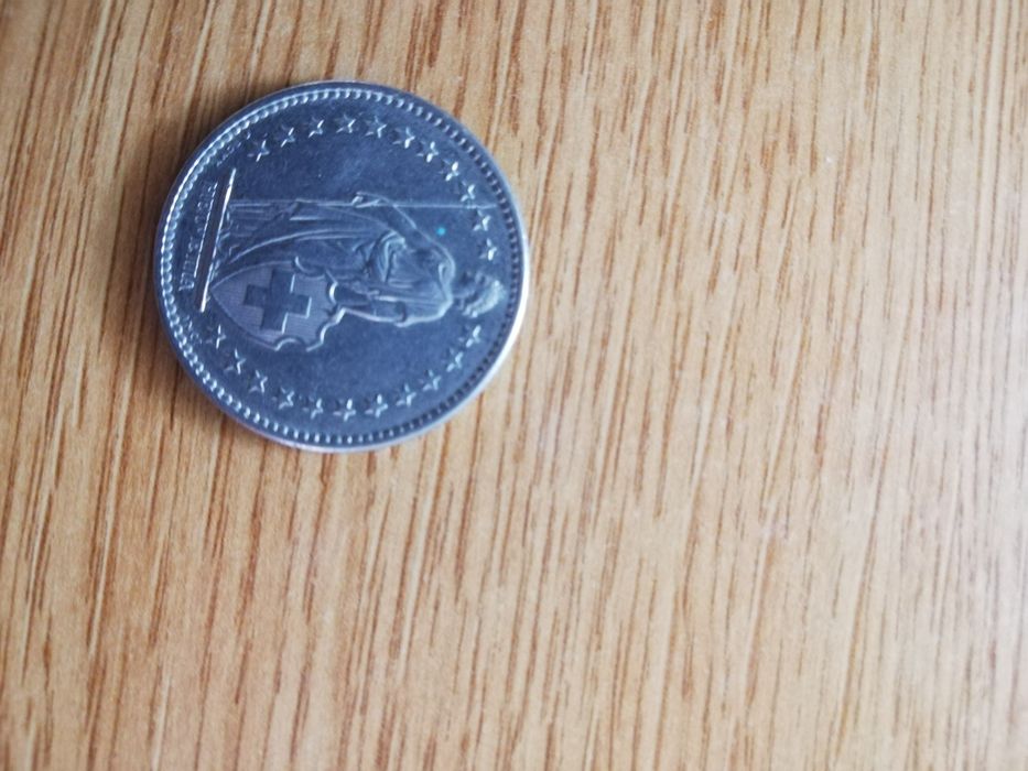 Moeda 2 francos suíços 1973