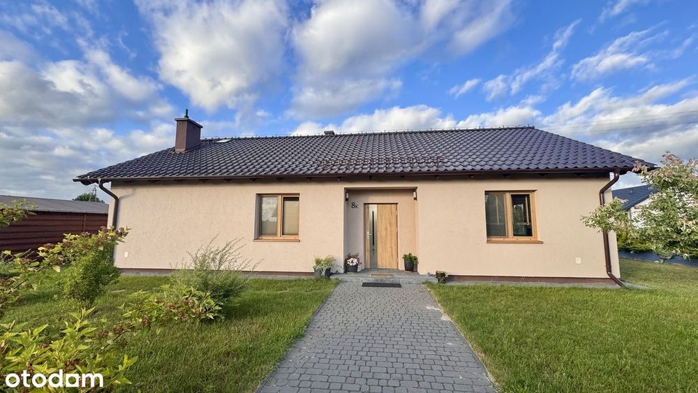 Funkcjonalny dom parterowy z dużą działką 1340 m², 103 m² | Marcinkowo