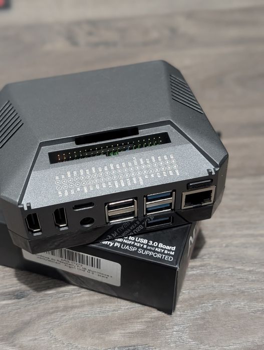 Raspberry Pi 4B 8GB + Obudowa Argon ONE M.2 + Dysk SSD M.2 240GB + Oryginalny zasilacz | 100% Sprawny zestaw
