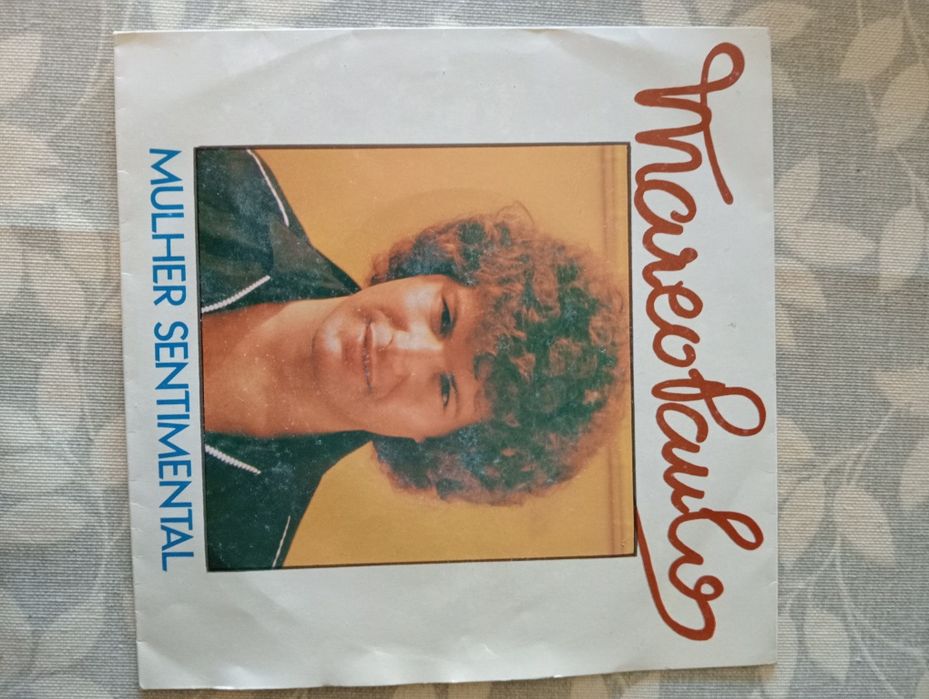 Vinil de Marco Paulo de 7'pol com os singles Mulher Sentimental & Nina