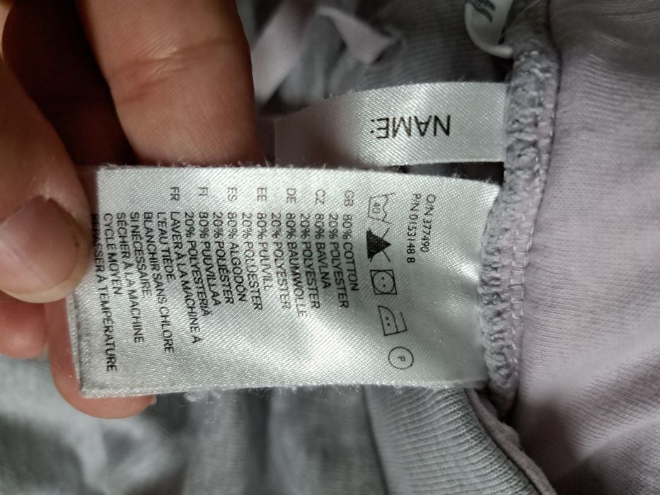 Spodnie dresowe szare r. 98 H&M