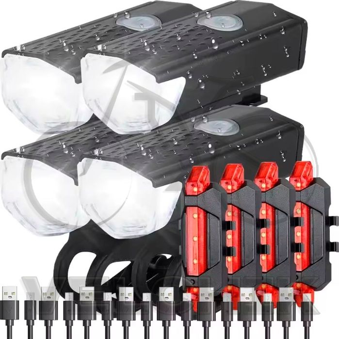 Ліхтарик та габарит для велосипеду (комплект), ліхтар велосипедний