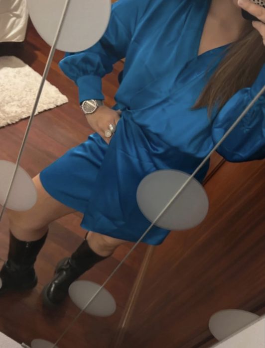 Vestido Azul Zara