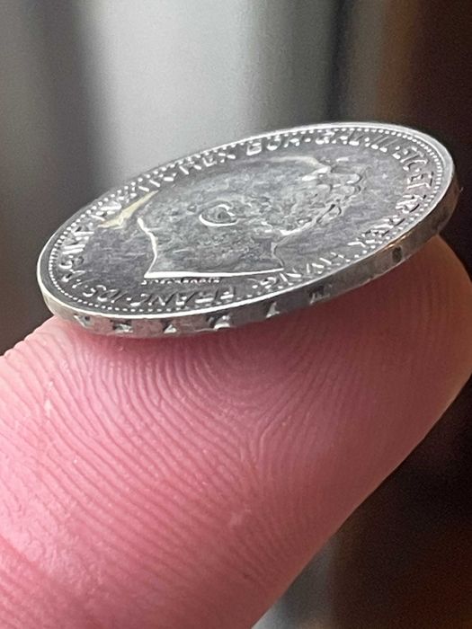 moeda em prata Áustria Francisco I