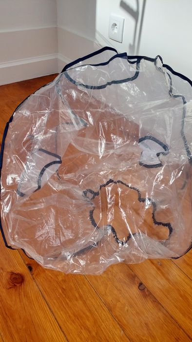 Capa para a chuva (Maxicosi)
Capa para proteção.

Possibilidade de