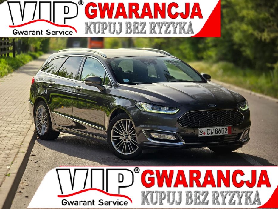 Ford Mondeo VIGNIALE_2018r._2,0D_180KM_Radar_Blis_Skóry_Kamera_Xenon_Nawi_FUL