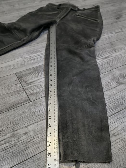 H&M Studio Innovation шкіряні брюки штани зі шкіри байкерські штани