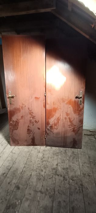 Portas completas usadas mogno maciças
