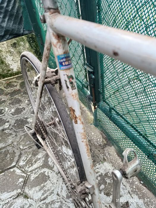 Bicicleta de corrida antiga