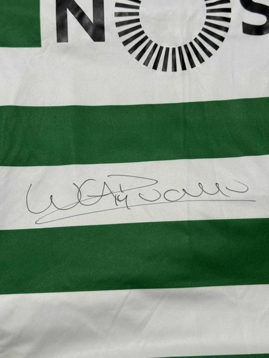 Camisola Oficial do Sporting 16/17 autografada por William Carvalho