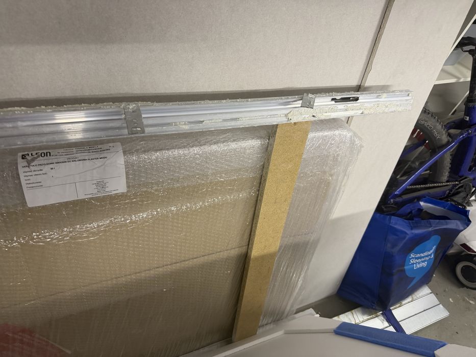 Drzwi wewnetrze, ukryte 80cm do malowania