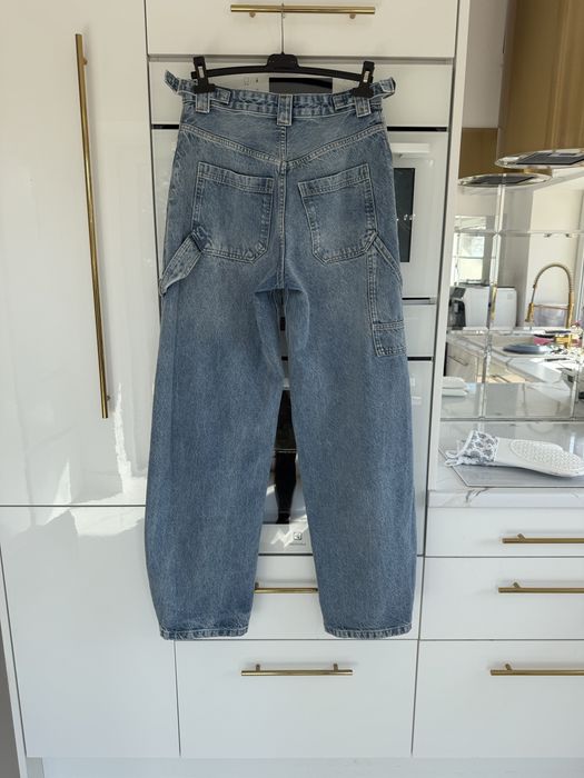 Bershka jeansy balloon barrel szerokie baggy M 38