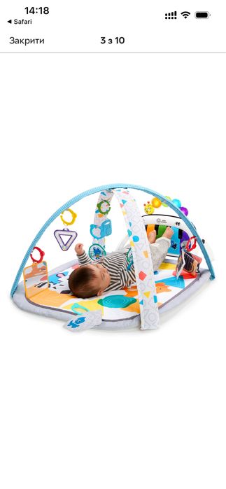 Розвиваючий килимок Baby Einstein "Kickin' Tunes"
