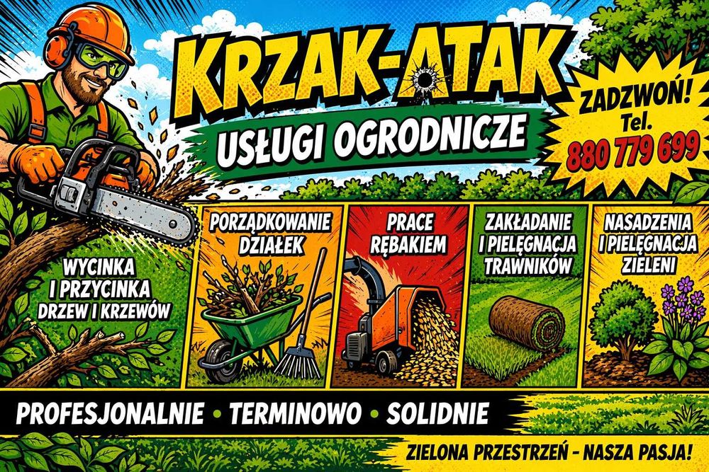 Usługi Ogrodnicze Krzak-Atak