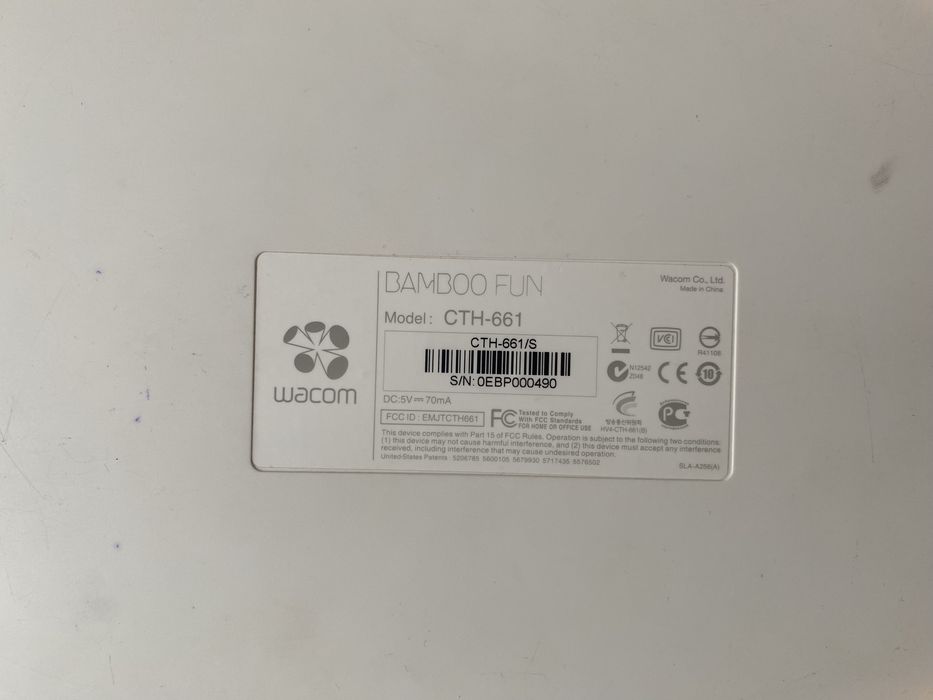 Tablet graficzny Wacom Bamboo Fun CTH-661
