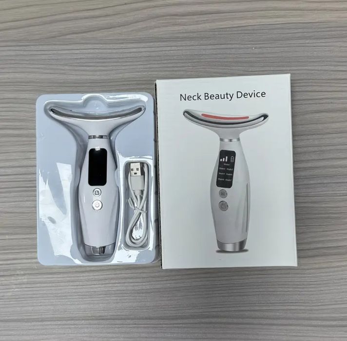 Масажер мікрострумовий для обличчя та шиї з LED-дисплеєм,