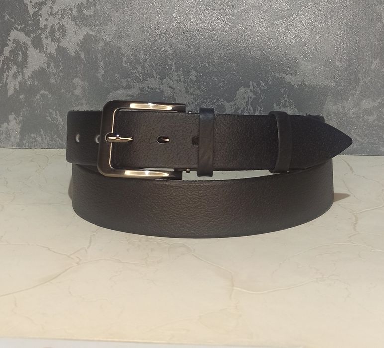 Мужской  ремень  кожаный  удлиненный чоловічий ремінь-пояс батал