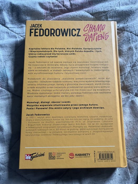 Ksiazka Chamo Sapiens jacek federowicz