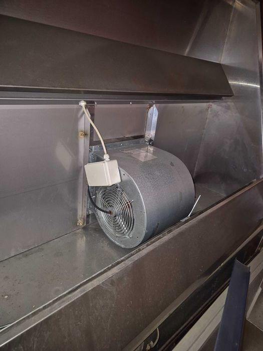Estante Inox 4 prateleiras - Bancada inox com gaveta e prateleira - Armario inox com 2 portas e prateleira - Hotte Coifa Inox com motor de extração