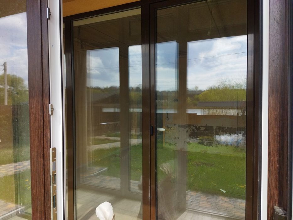 Окна алюминиевые,  б/у