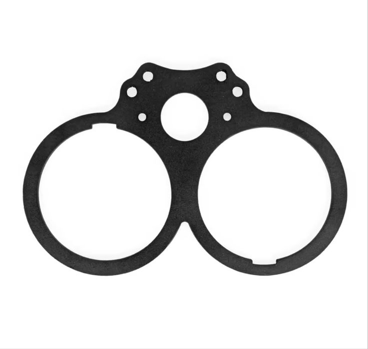 Suporte de medidor de velocímetro para motocicleta, instrumento de pressão de alumínio para triumph bonneville t100 thruxton scrambler, 1 peça