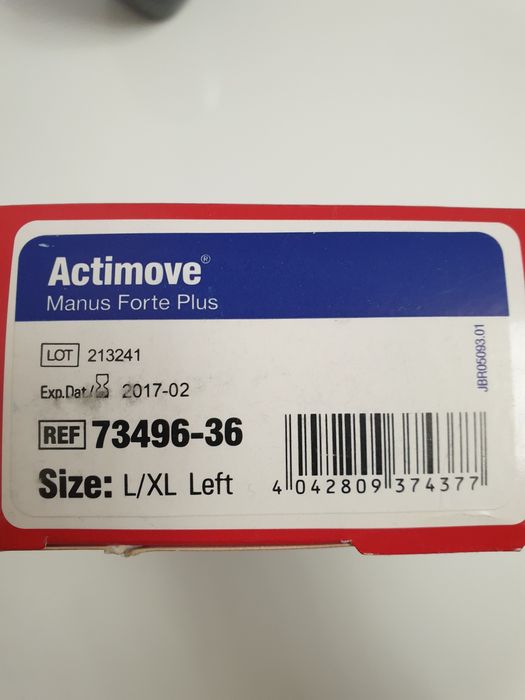 Orteza nadgarstek z kciukiem L/XL lewa