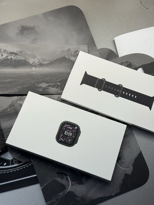New open/box apple watch ultra 3 49mm black titanium нові