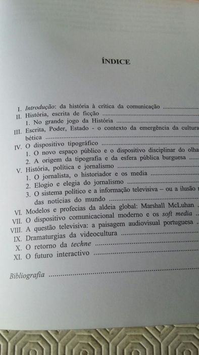 História e Crítica da Comunicação/ Francisco Rui Cádima