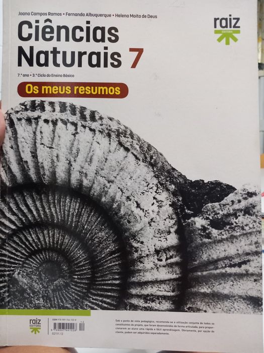 Caderno de atividades ciências 7°ano