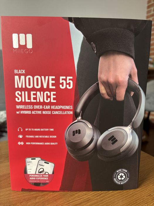 Move 55 silence słuchawki bezprzedwodowe NOWE