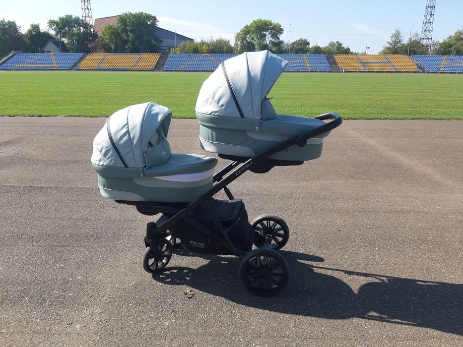 Коляска для двійні Riko 2 в 1