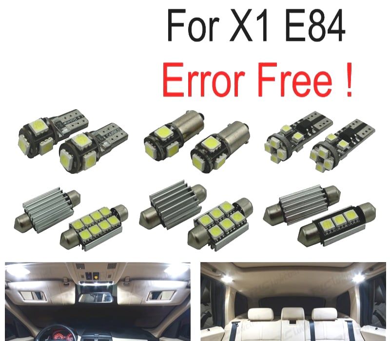 KIT COMPLETO 16 LAMPADAS LED INTERIOR BMW X1 E84 10-15