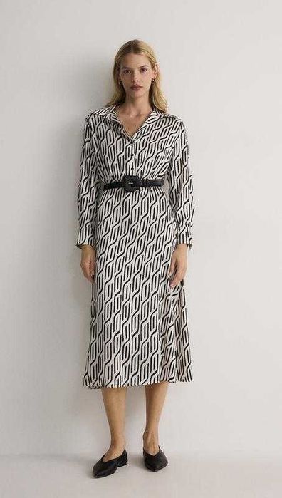 Класична сукня-сорочка міді Reserved