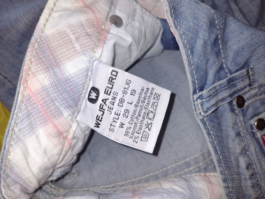 Nowe krotkie spodenki jeansowe