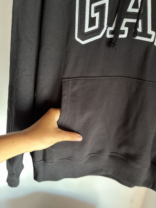 Sweatshirt gap camisola preta hoodie