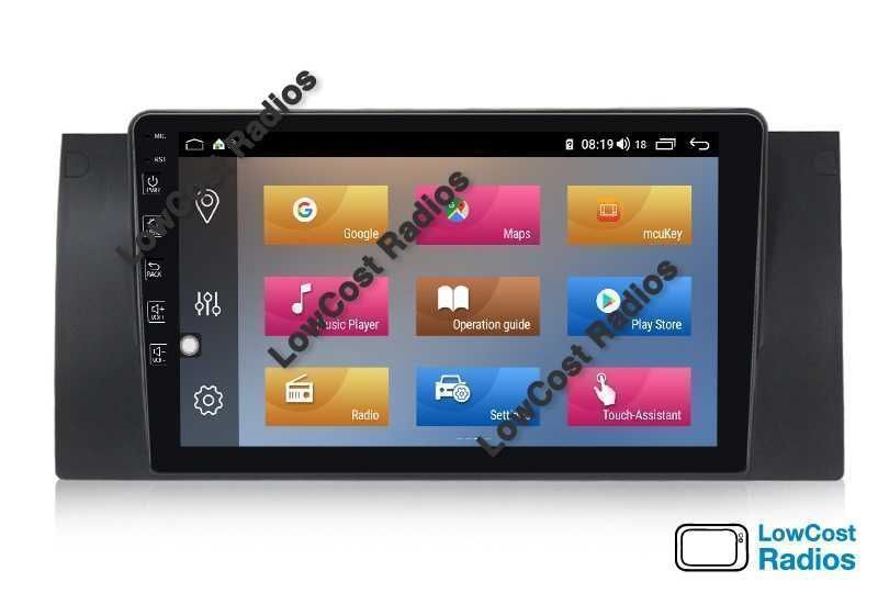 Rádio GPS ANDROID 15 — BMW E39 e E53 (Série 5 e X5) Wifi - 9 Polegadas | CARPLAY • ANDROID AUTO