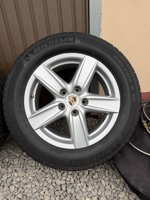 Koła aluminiowe 18” 5x130 Porsche 255/55/55 Cayenne Q7 Touareg TPMS