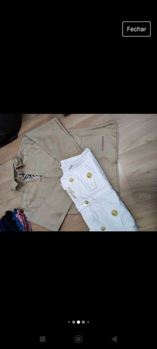 Lote roupa menina Moschino Burberry