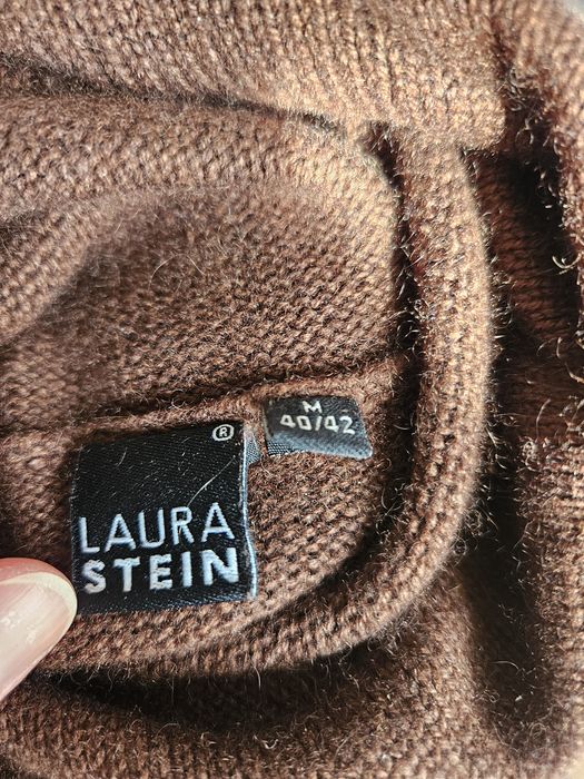 Laura Stein _ golf brązowy kaszmir I jedwab M