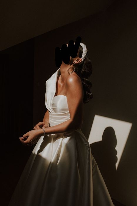 PRONOVIAS - Sedna, welon perły, 2 suknia na zmianę