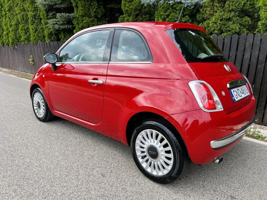 Fiat 500 Lounge Automat klima alu Panorama kierownica wielof Bluetooth