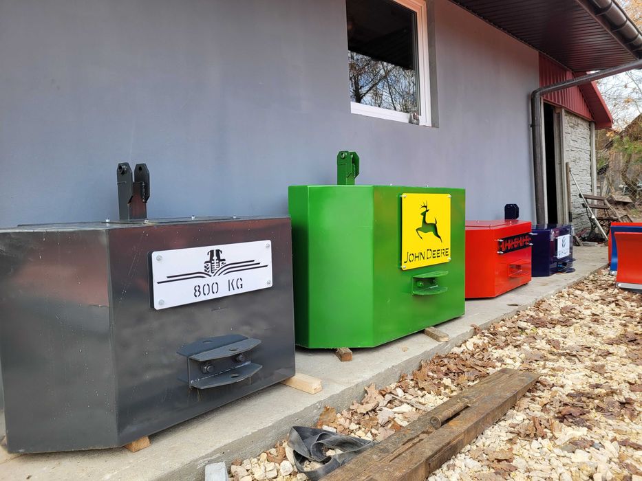Obciążnik/ Balast na przedni TUZ ciągnika 200kg do 1500kg+ LOGO  DOWÓZ