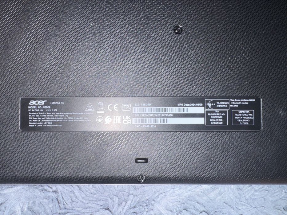 Ноутбук ACER Extensa 15 EX215-55-3564