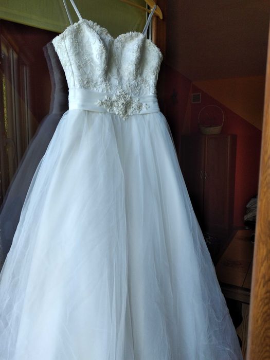 Suknia ślubna 36,38
