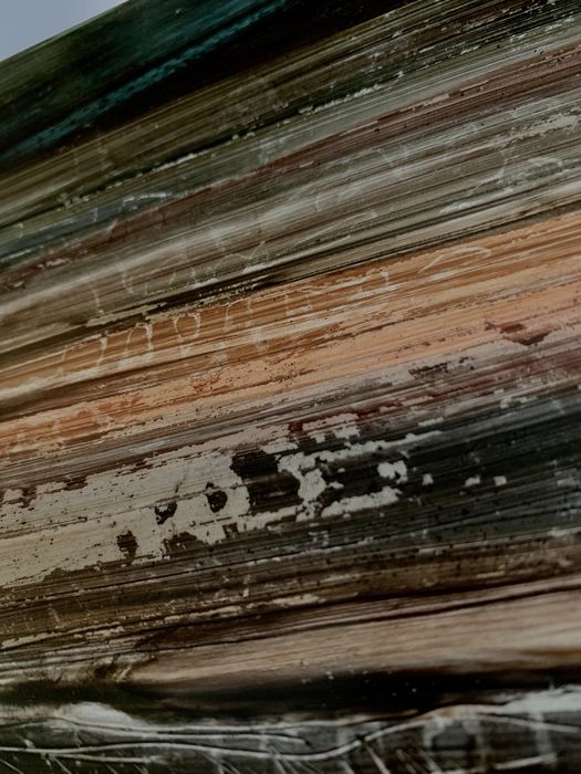 Картина олією в рамі пейзаж