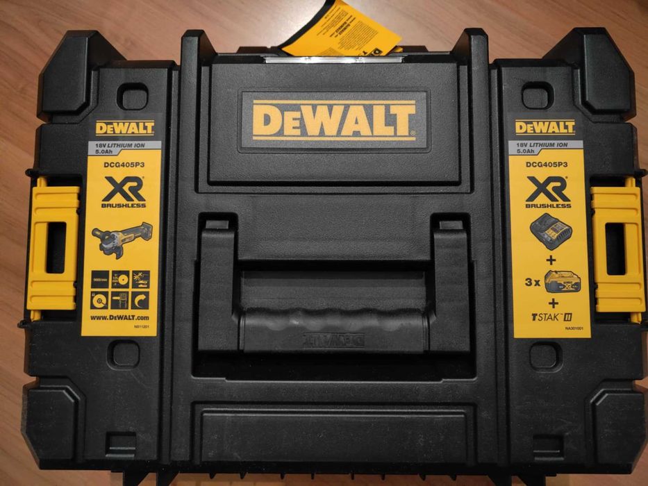 Szlifierka kątowa DeWalt DCG405P3 125mm 18V 3x5Ah