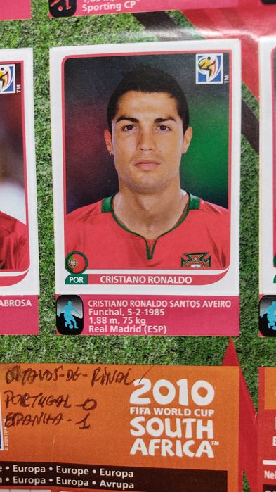 Mundial 2010 caderneta Panini completa