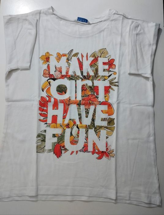 Mayoral White T-shirt - 12 Years Old