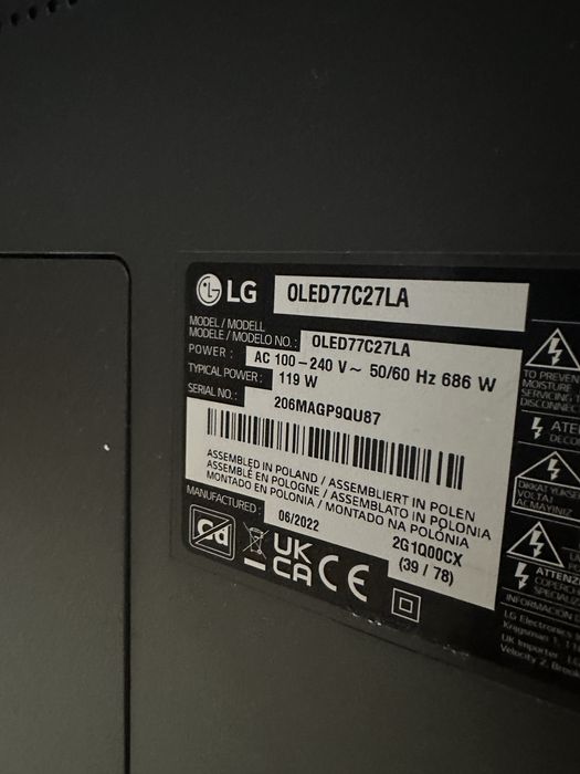 OLED Телевізор - LG Oled 77 c2