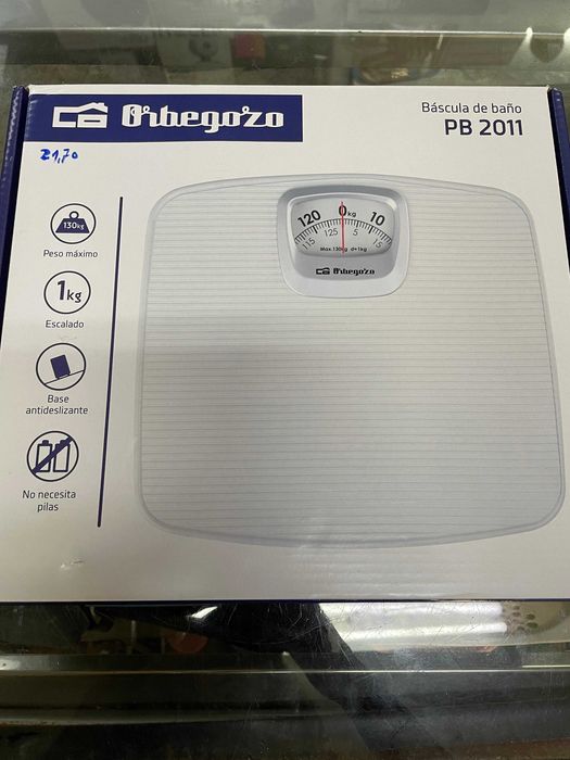 Balança Corporal/de Casa de Banho, ORBEGOZO PB2011 (preço NEGOCIÁVEL)